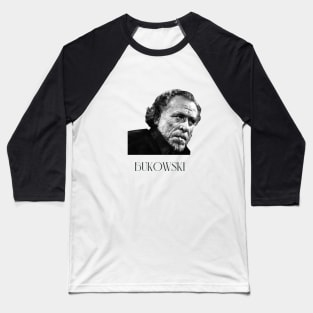 Bukowski portrati Baseball T-Shirt